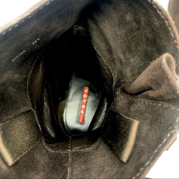 Prada suede moto boots - Picture 6 of 6
